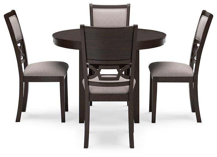 Langwest Dining Table and 4 Chairs (Set of 5)