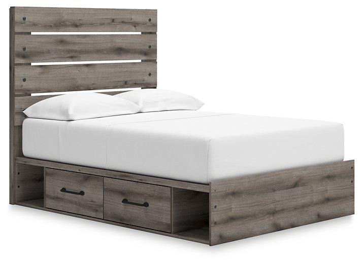 Graystorm Bed with Storage