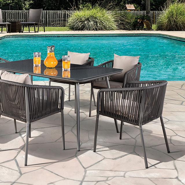 Tushari 8 Pc. Outdoor Dining Set image