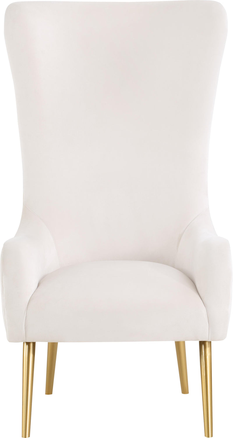 Alexander Cream Velvet Accent Chair