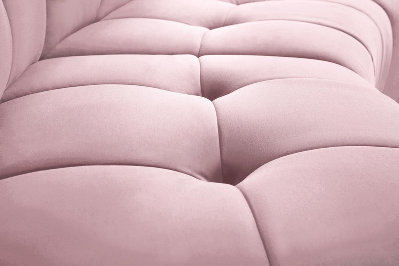 Limitless Pink Velvet 10pc. Modular Sectional