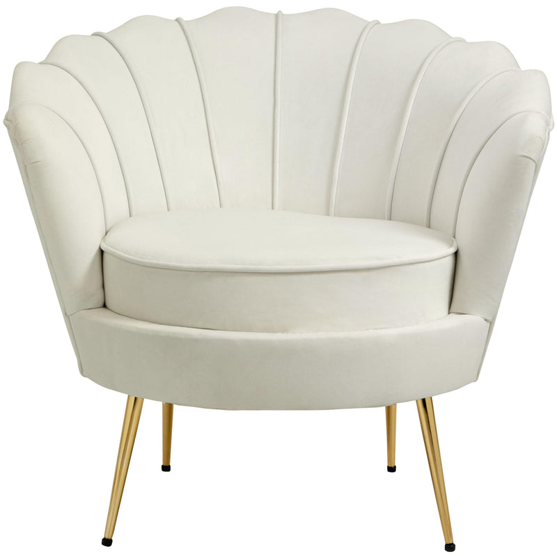 Gardenia Cream Velvet Chair