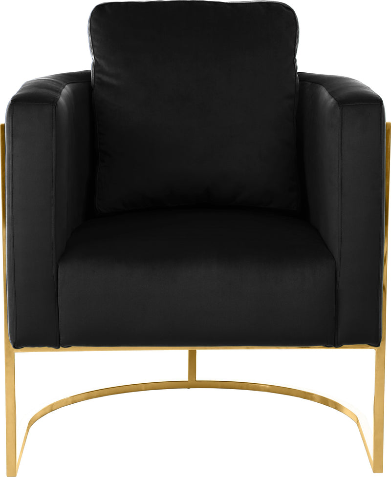 Casa Black Velvet Chair