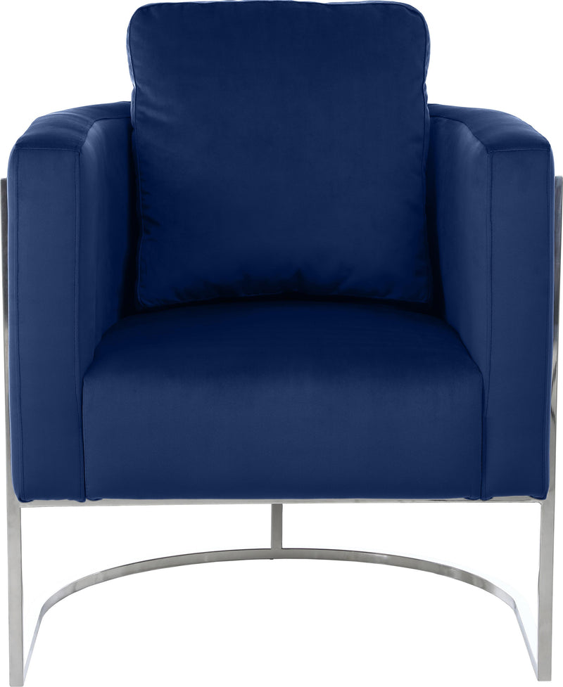 Casa Navy Velvet Chair
