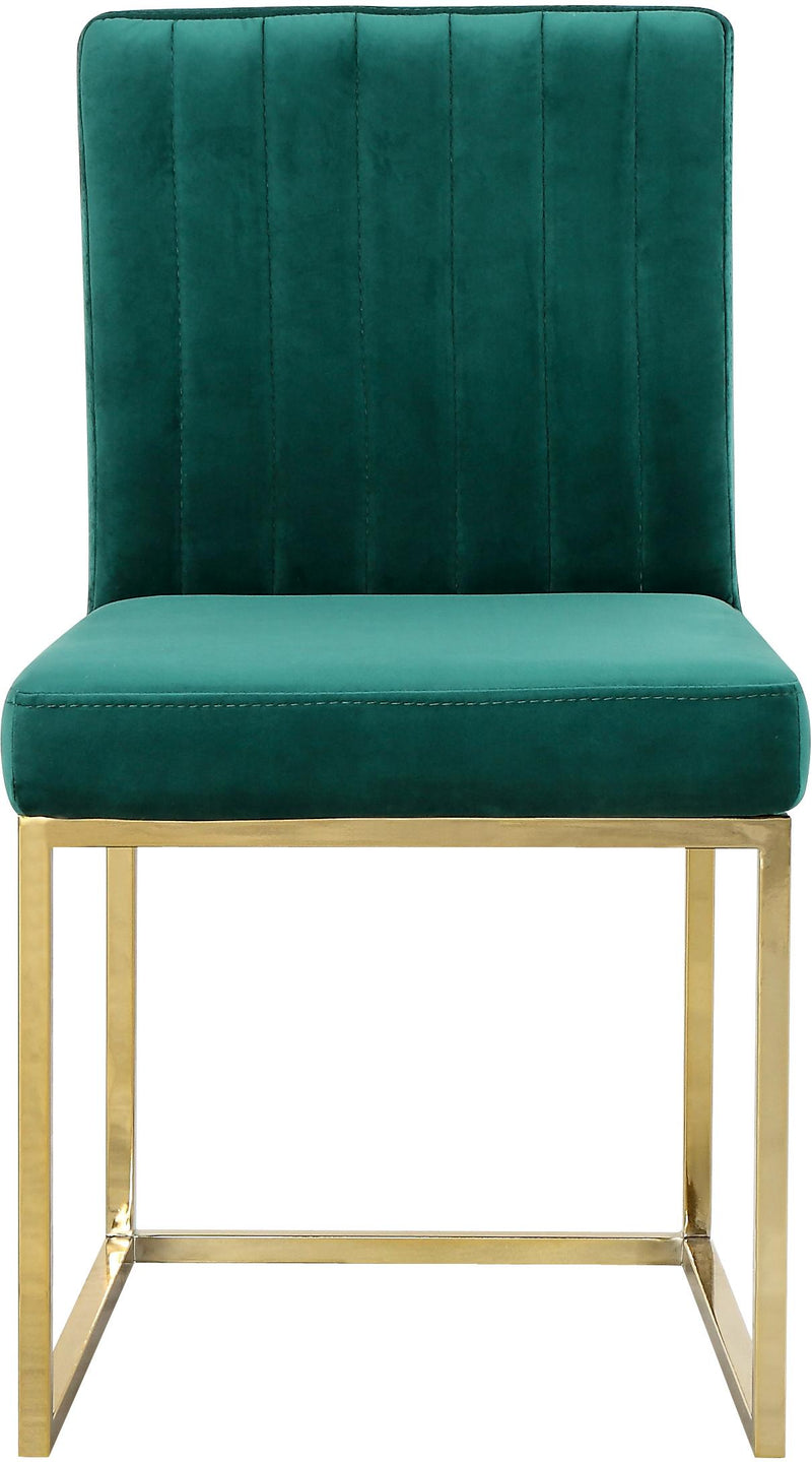 Giselle Green Velvet Dining Chair
