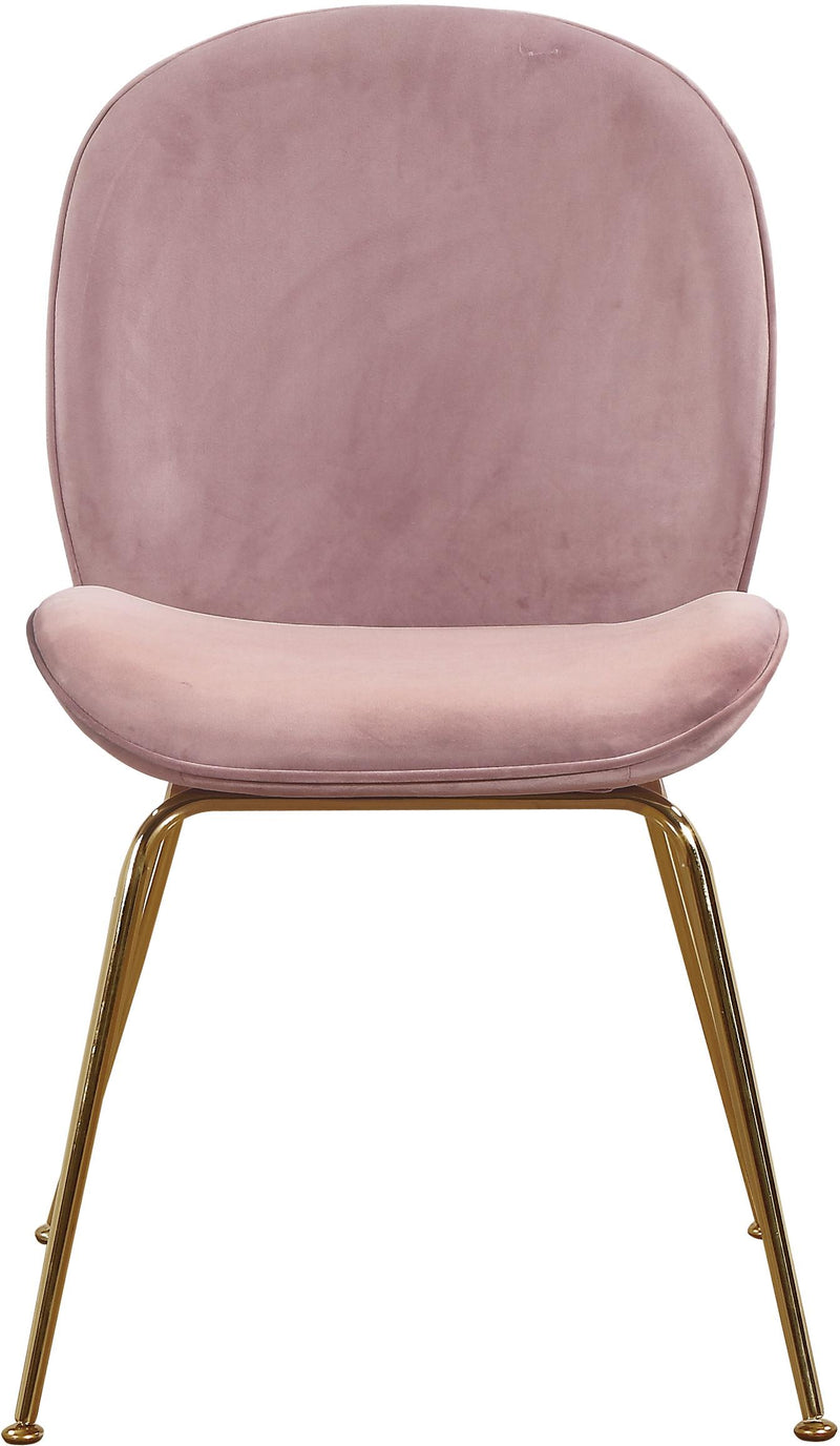 Paris Pink Velvet Dining Chair