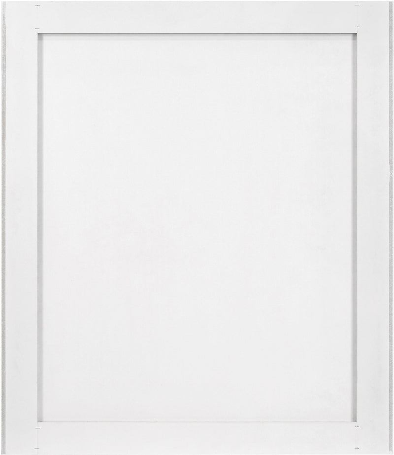 Modernist White Gloss Mirror