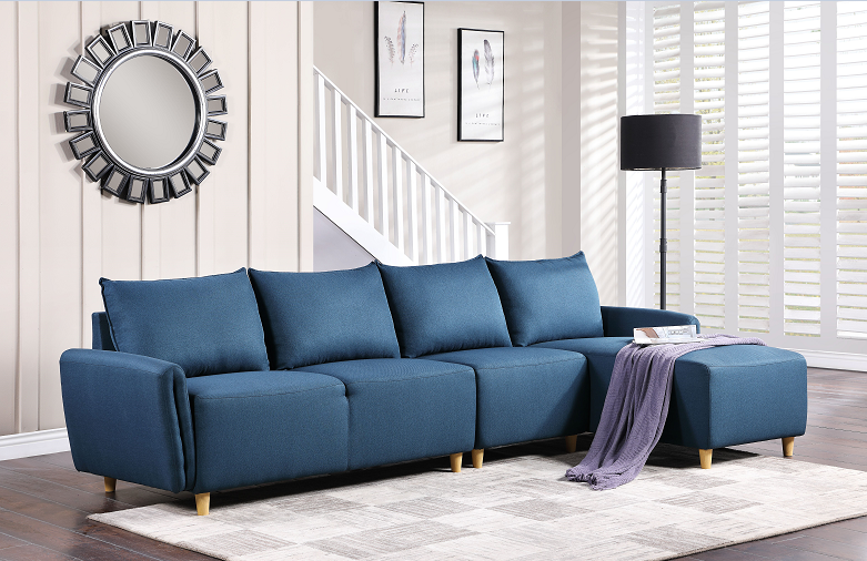 Marcin Gray Fabric Sectional Sofa image