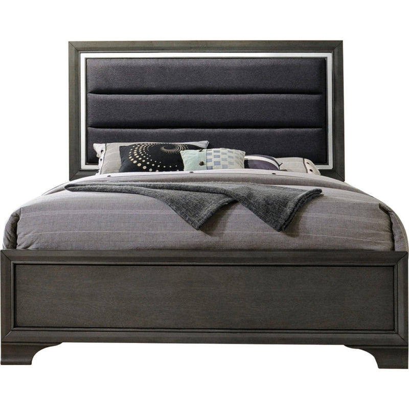 Acme Furniture Carine II King Panel Bed in Gray 26257EK image