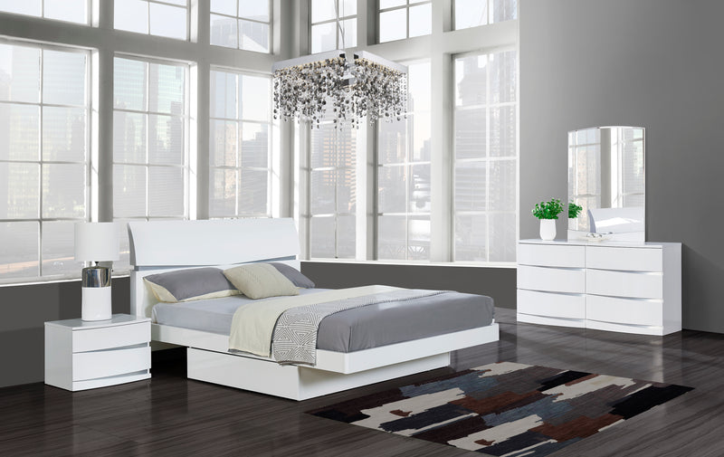 AURORA FULL BED WHITE image