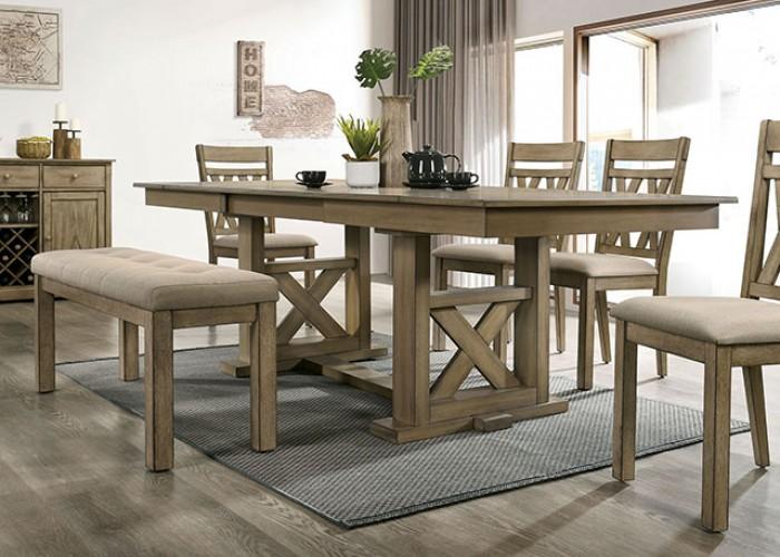 TEMPLEMORE 6 Pc. Dining Table Set w/ Bench image