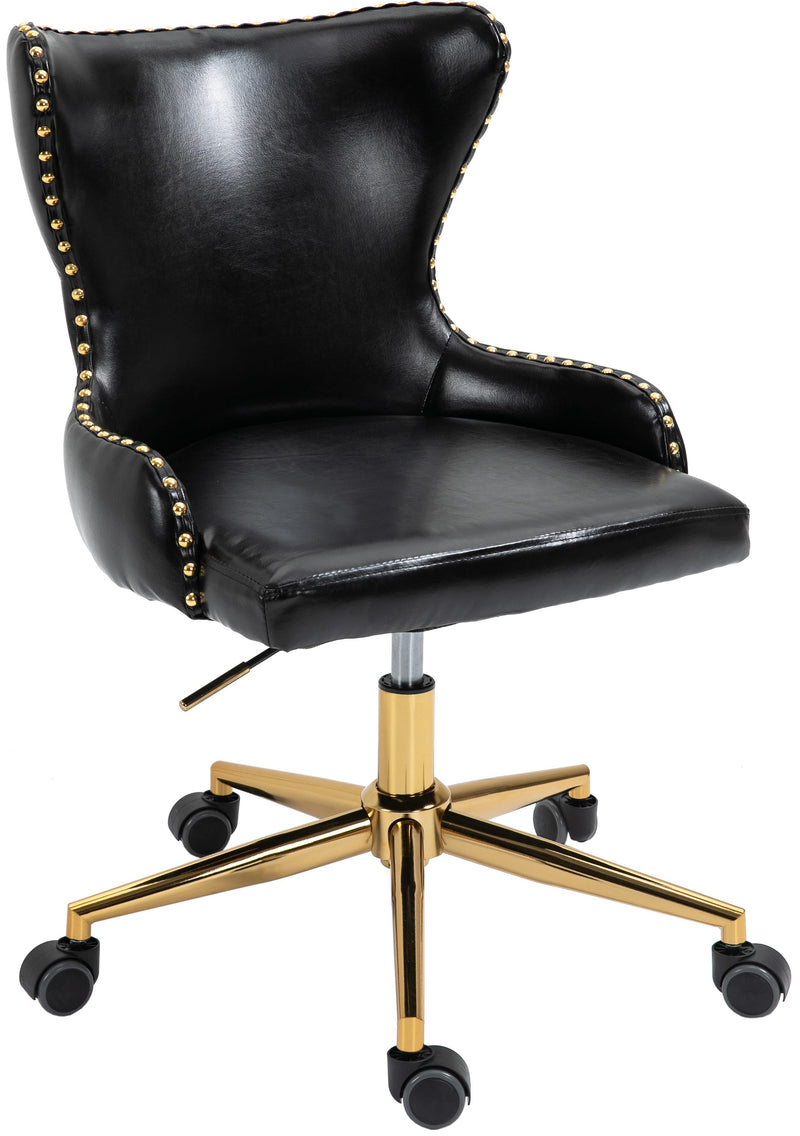 Hendrix Black Faux Leather Office Chair image