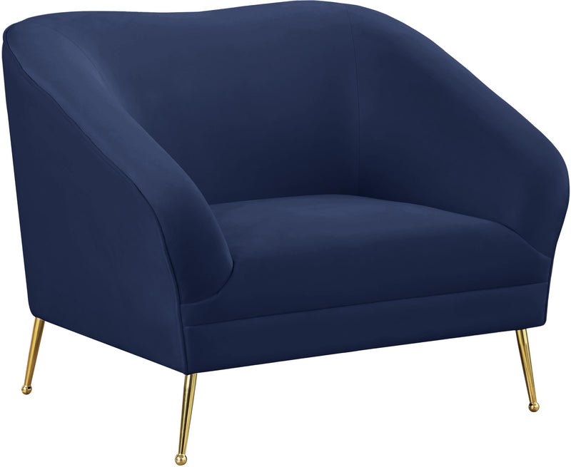 Hermosa Navy Velvet Chair image