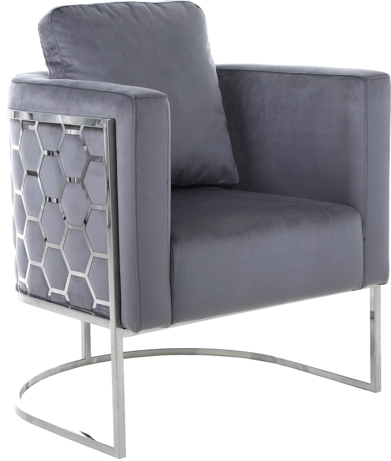Casa Grey Velvet Chair image